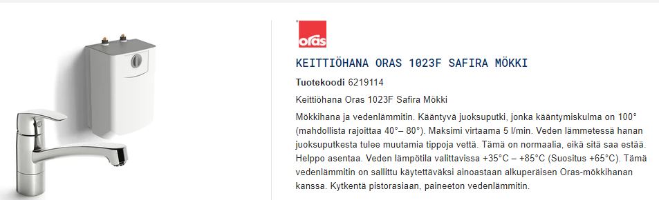 Oras 1023F | Kokkolan Talomyynti Ky